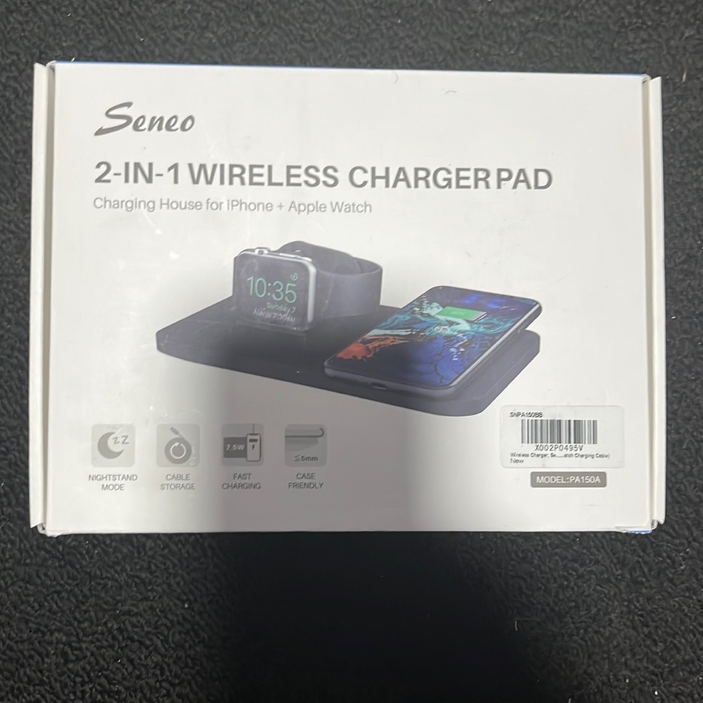 2in1 wireless charging pad